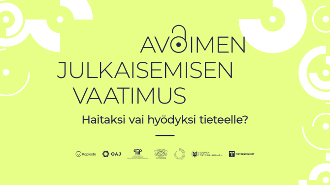Avoimen julkaisemisen vaatimus - haitaksi vai hyödyksi tieteelle?